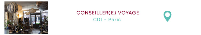 Offre d'emploi conseiller voyage Paris